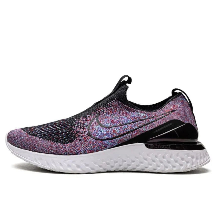 Epic Phantom React 'FlyKnit' Black University Red W