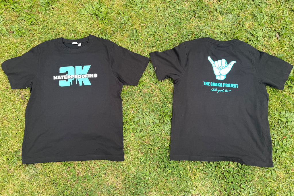 3k Waterproofing & Shaka Project Collaboration White/Black