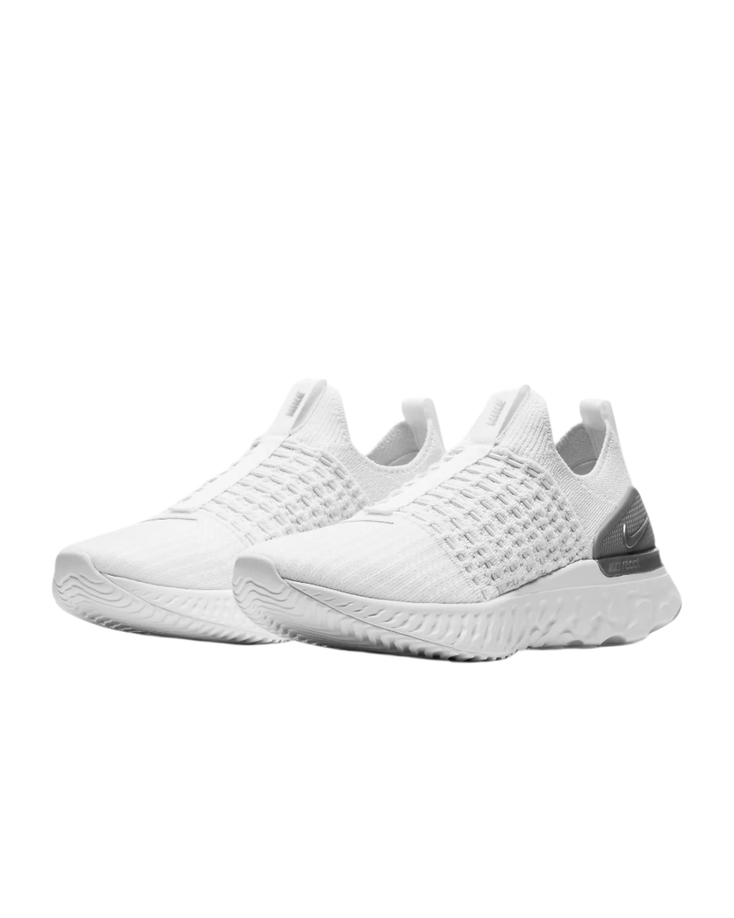 Nike Phantom React Run Flyknit 2 'True white/Metallic Silver' W