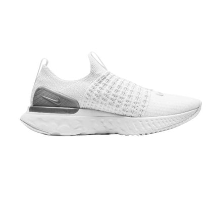 Nike Phantom React Run Flyknit 2 'True white/Metallic Silver' W